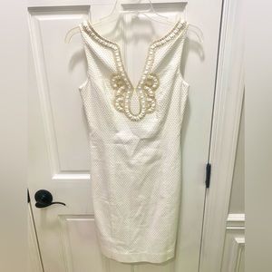 NWT Lily Pulitzer White Shift Dress Size 0